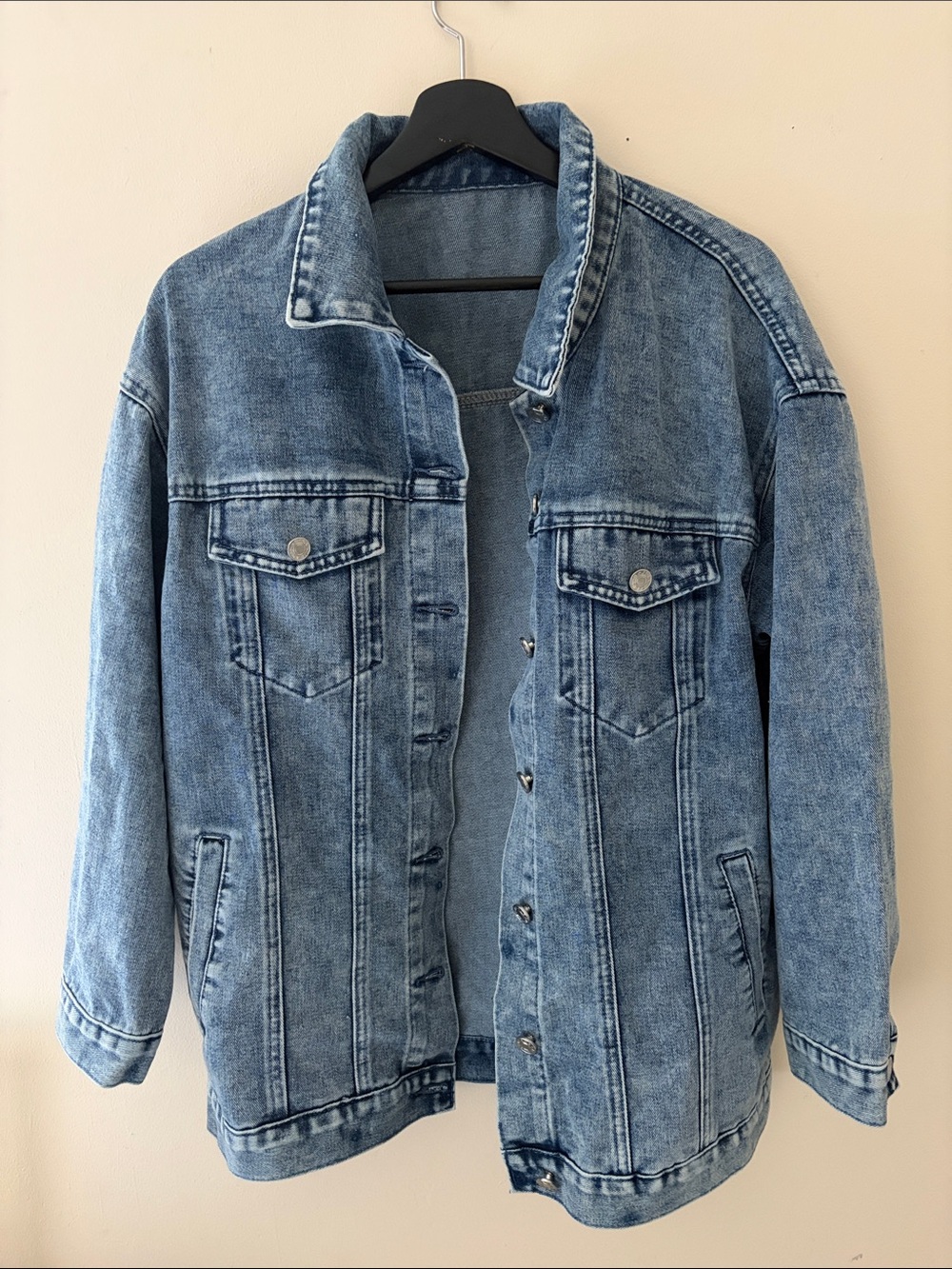 Light Blue Denim oversized Jean Jacket